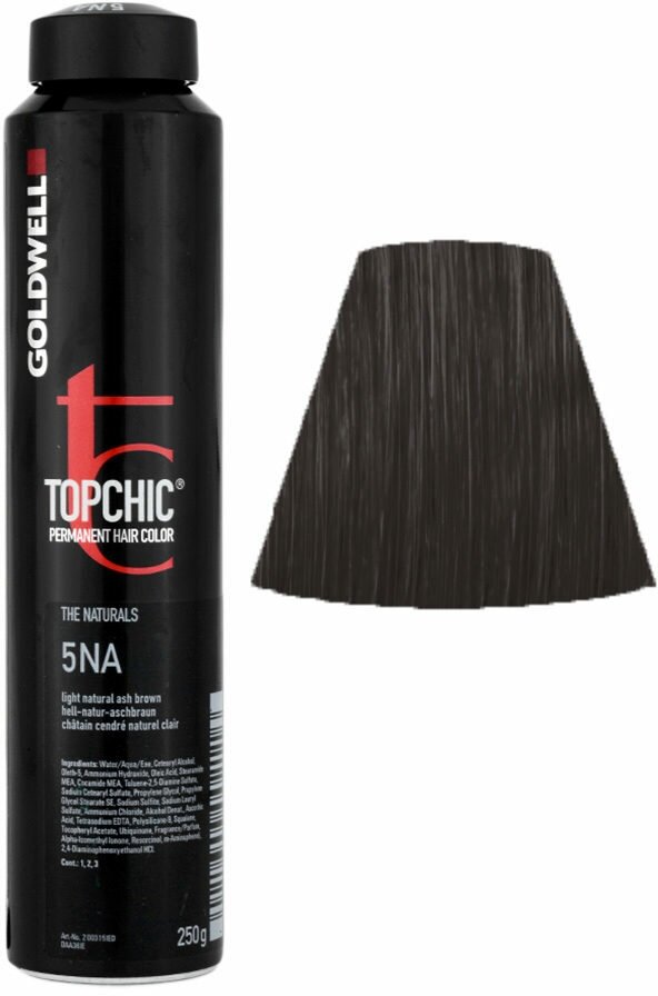 Goldwell Topchic стойкая крем-краска для волос, 5NA натуральный пепельный, 250 мл