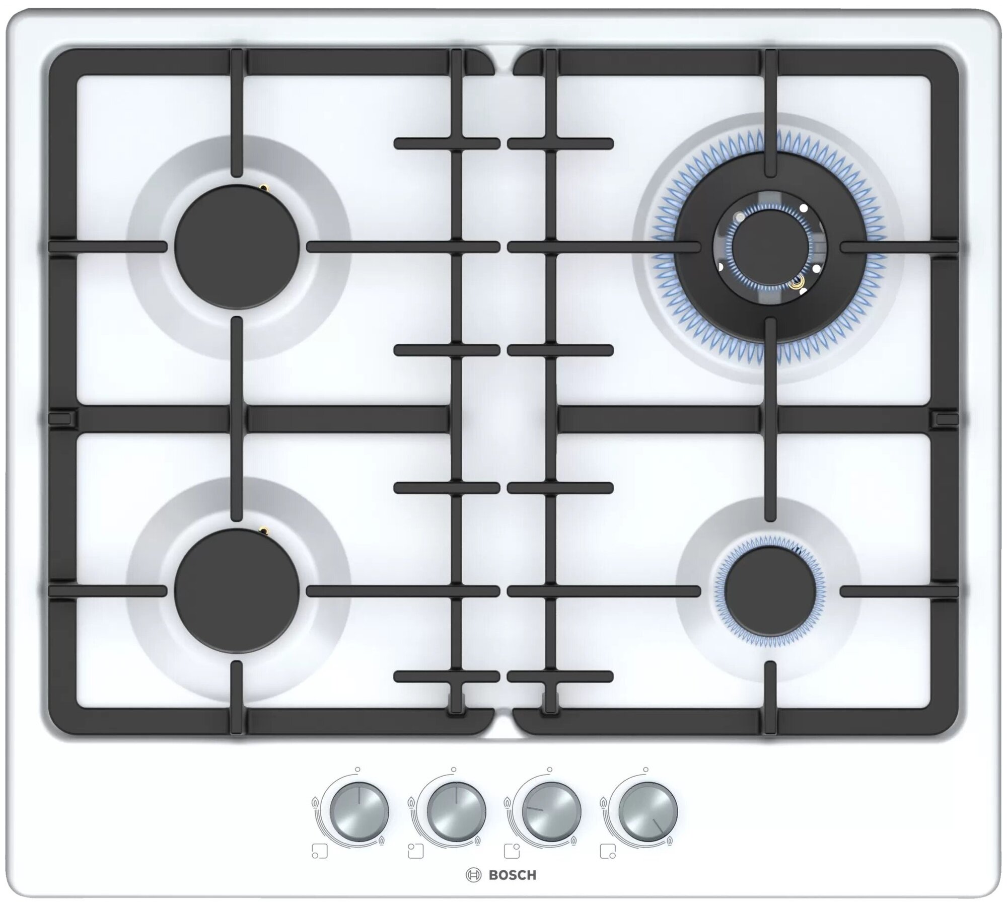 Варочные панели BOSCH Газовая варочная поверхность Bosch Serie 4 PGH6B2O93R - фотография № 1