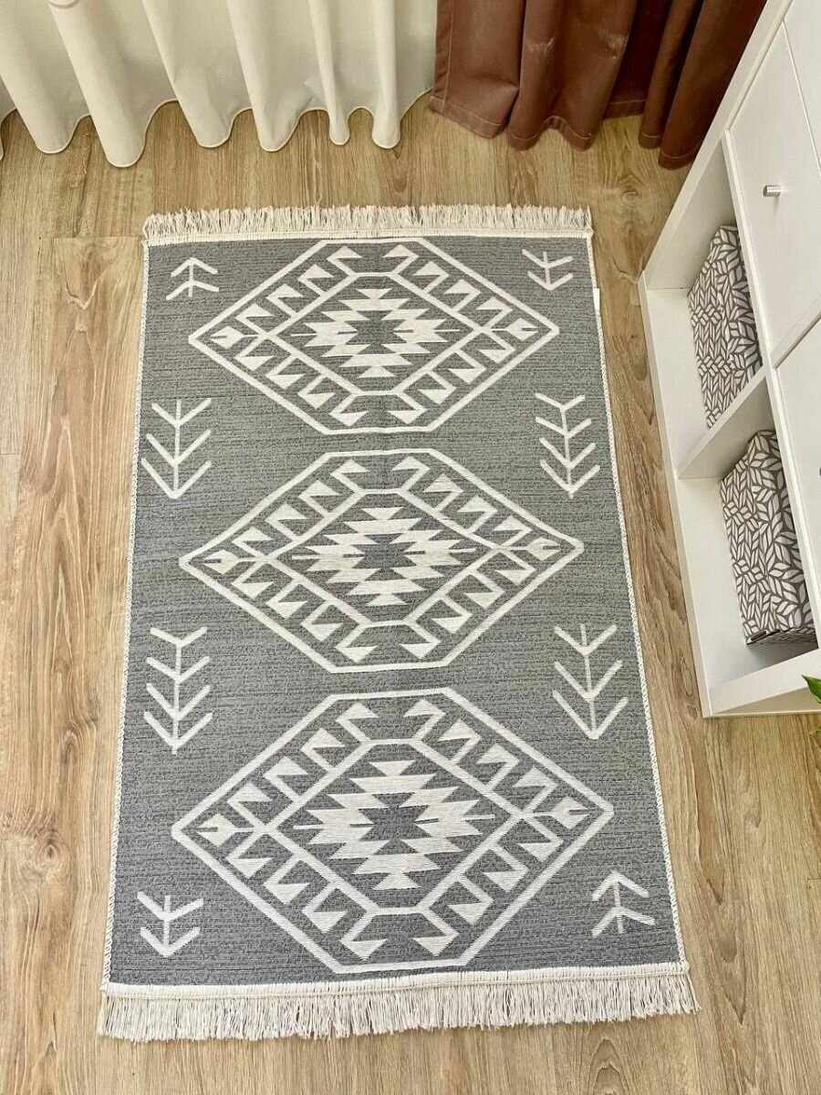 Ковер комнатный хлопковый килим — фото 1