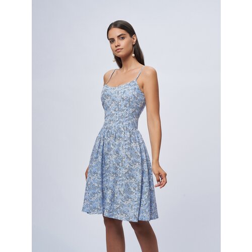 Платье 1001dress, размер 44, голубой