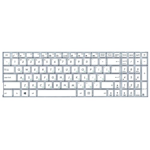 Клавиатура iQZiP для ноутбука Asus X540 X540L X540LA X540CA X540SA белая 1130₽