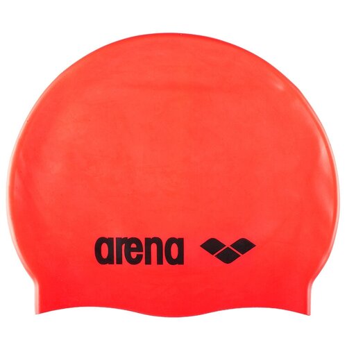 Шапочка для плавания Arena Classic Silicone, оранжевая