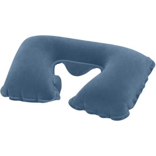Подушка надувная для шеи флокированная Bestway 67006 (37х24х10) синий