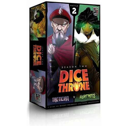 Настольная игра Dice Throne (Трон кубов). Второй сезон. Tactitian vs Huntress единорог д35см