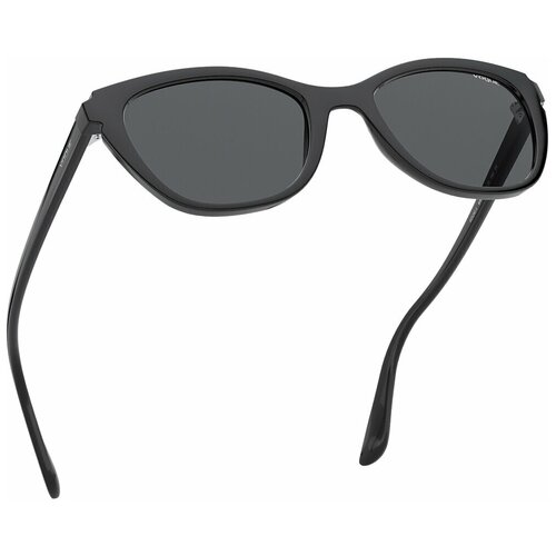 Солнцезащитные очки Luxottica, серый, черный