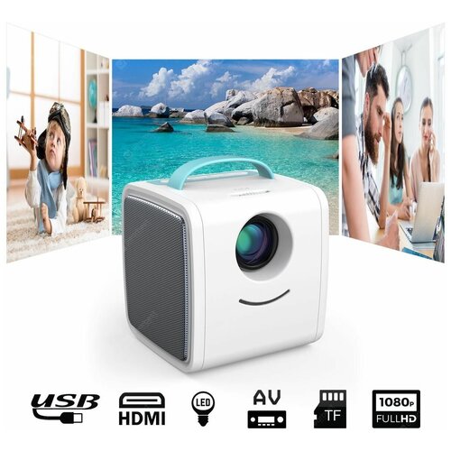 Проектор детский LED kids story Бирюзовый 570100₽