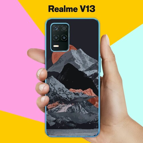 Силиконовый чехол на realme V13 Пейзаж 60 / для Реалми Ви 13 5 Джи силиконовый чехол на realme 5 пейзаж 13 для реалми 5