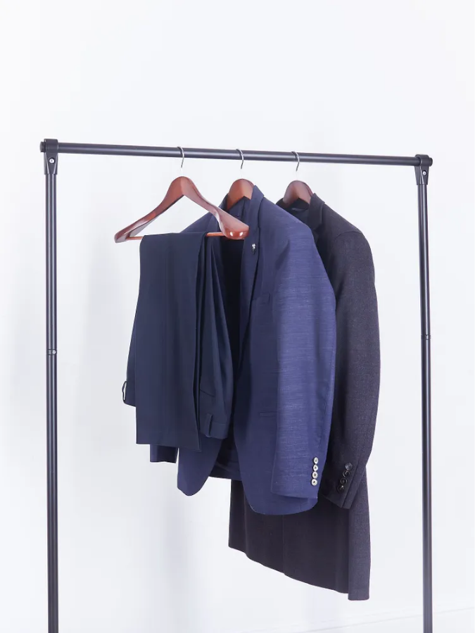 Вешалки-плечики деревянные широкие для одежды 45см, цвет темное дерево, комплект 3шт - фотография № 3