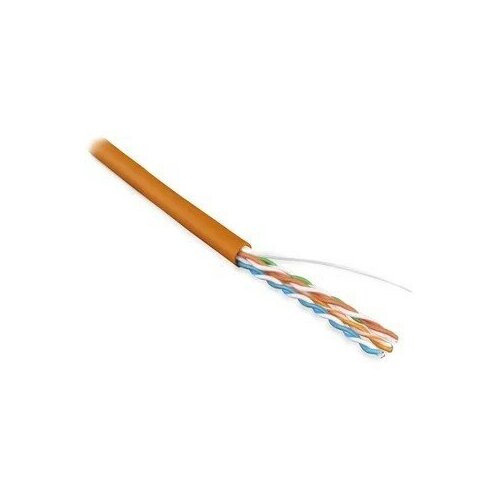 Neomax Кабель NM715111-500M U UTP cat.5e 1x2x0.52, 24 AWG, Медь, внутренний, ZH нг А -HF LSZH , 500м, оранжевый