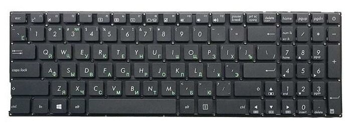 Клавиатура для ноутбука Asus X540 X540CA X540L X540LA X540LJ X540SA X540SC X544 pn 0KNB0-610TRU00 1550₽