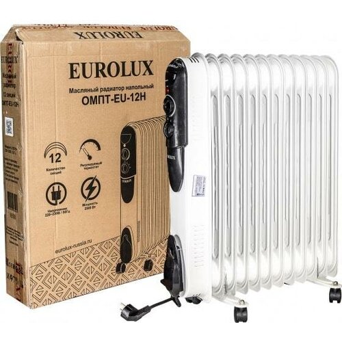 Радиатор масляный 12 секц 2500Вт ОМПТ-EU-12Н EUROLUX 67320 1499900₽
