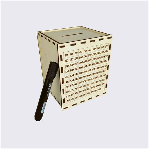 Деревянная копилка для денег из тик-тока 444₽