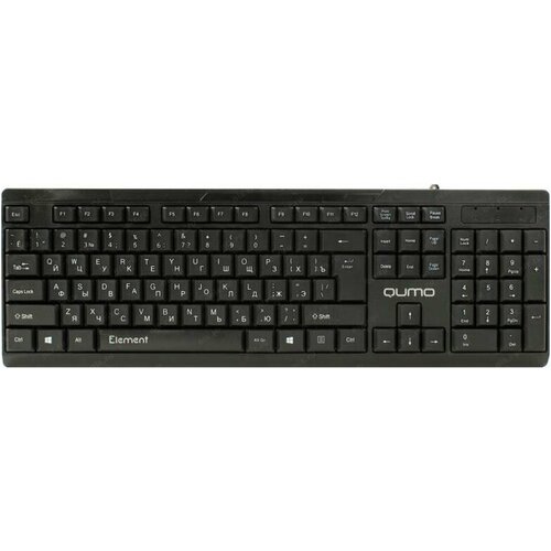 Клавиатура Qumo Office Element К65 черный 83900₽