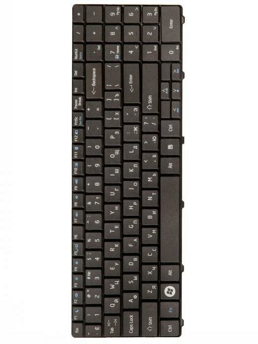 Клавиатура (keyboard) для ноутбука MSI CR640 CX640 CX640DX CX640MX A6400 MS-16Y1 черная MP-08G63US-5282