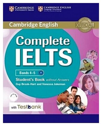 Complete IELTS Bands 4-5 Student's Book without Ans with CD-ROM with Testbank