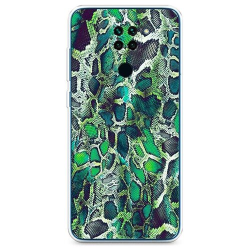 фото Силиконовый чехол "зеленая кожа змеи" на xiaomi redmi note 9 / сяоми редми нот 9 case place