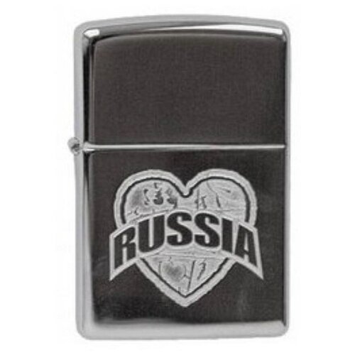 Зажигалка Zippo I Love Russia зажигалка zippo flame russia 205 flame russia латунь сталь серебристый