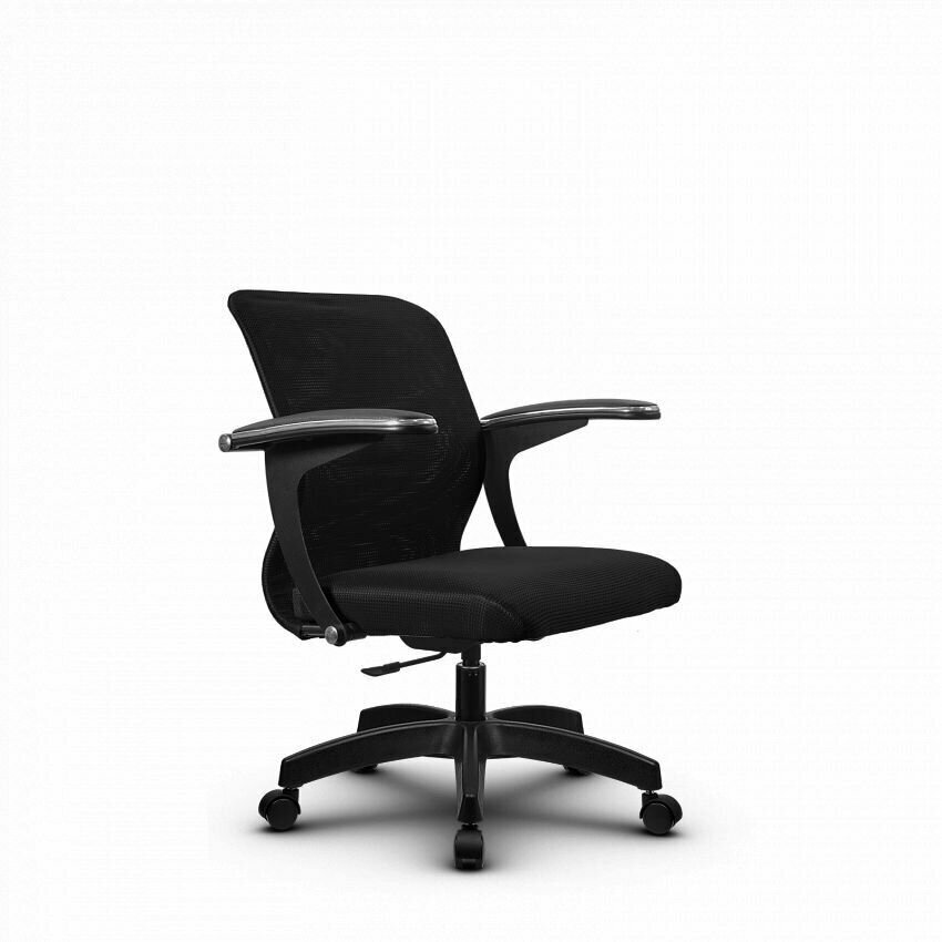 Компьютерное офисное кресло mетта SU-М-4/ подл. 160/осн. 005 Черное