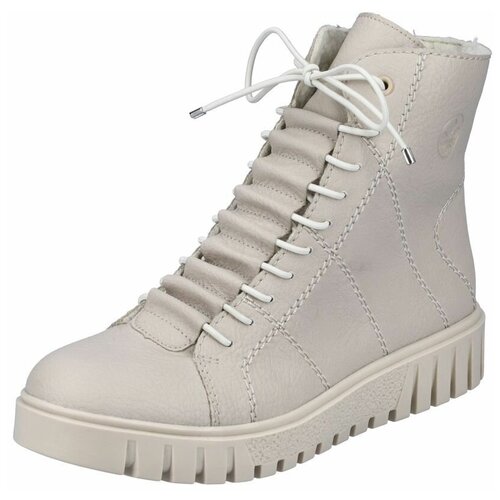 фото Ботинки rieker, зимние, высокие, размер 38, бежевый