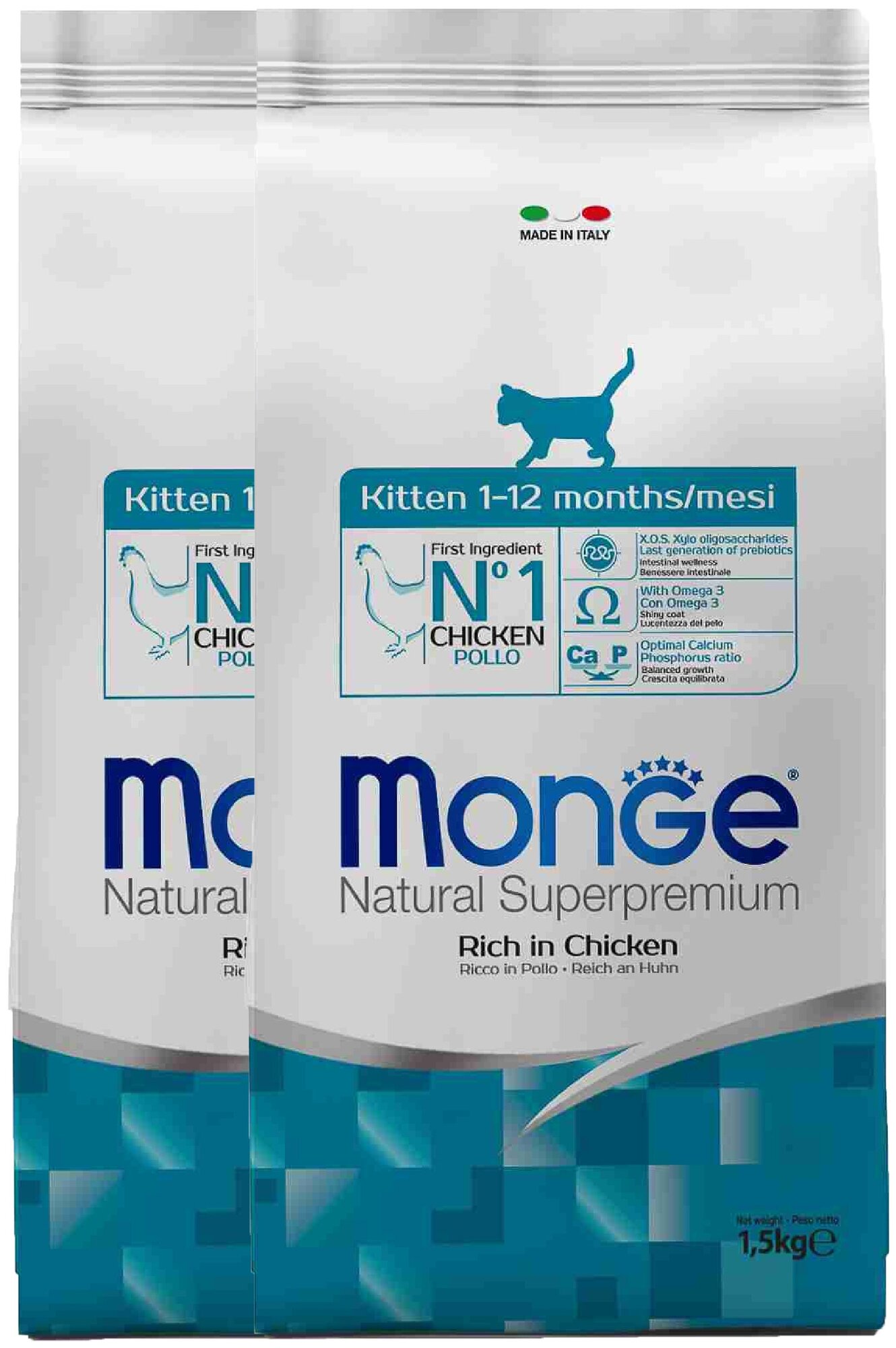 Monge Cat Monoprotein корм для котят с уткой 400 гр