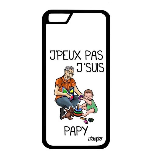 фото Защитный чехол для мобильного // apple iphone 6s // "не могу - стал дедом!" карикатура крутой, utaupia, белый