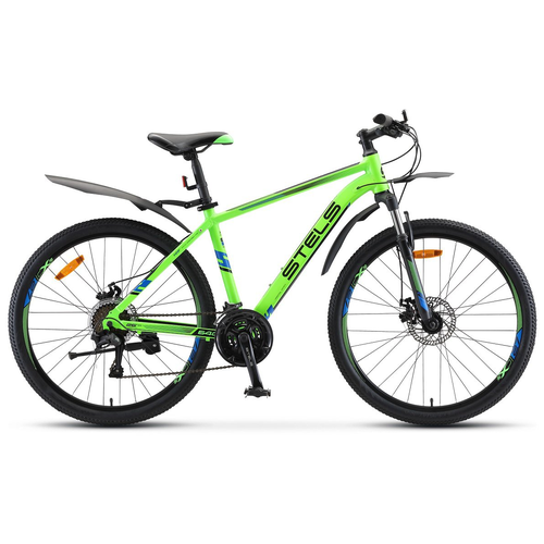 Велосипед 26 Stels Navigator 640 MD V010 (рама 14.5) (ALU рама) Зеленый горный mtb велосипед stels navigator 640 md 26 v010 2022 рама 19 зеленый