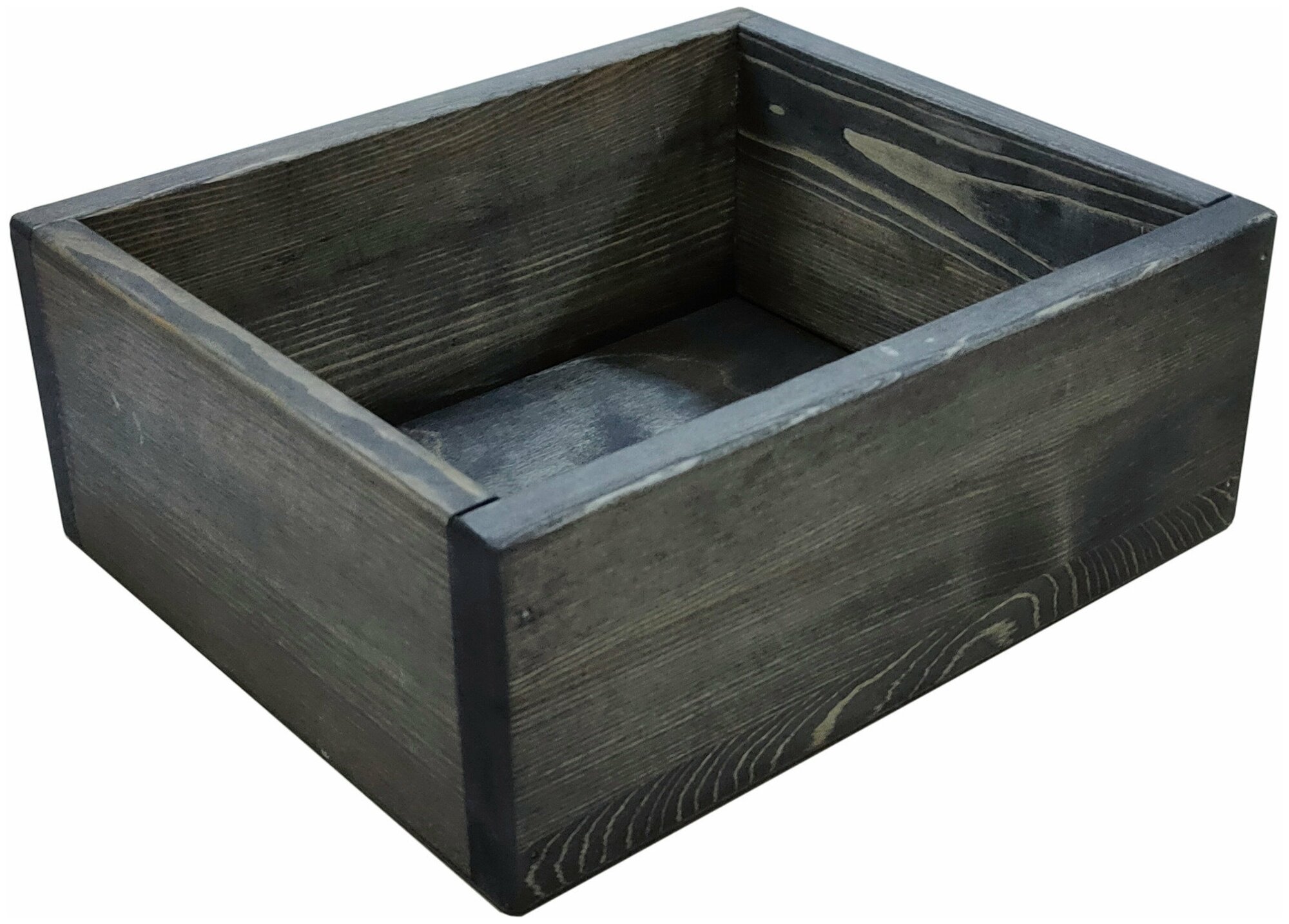 Деревянный ящик ZELwoodBOX, 30х27х10,4 см, венге - фотография № 2