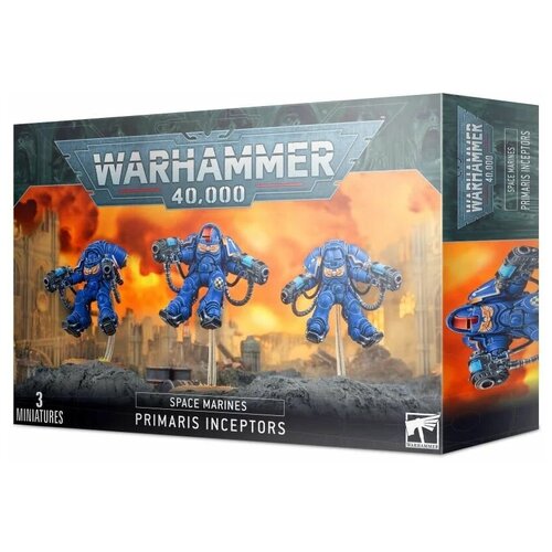 Набор миниатюр Warhammer 40000 Space Marines Primaris Inceptors набор миниатюр для настольной игры warhammer 40000 space marines primaris ancient