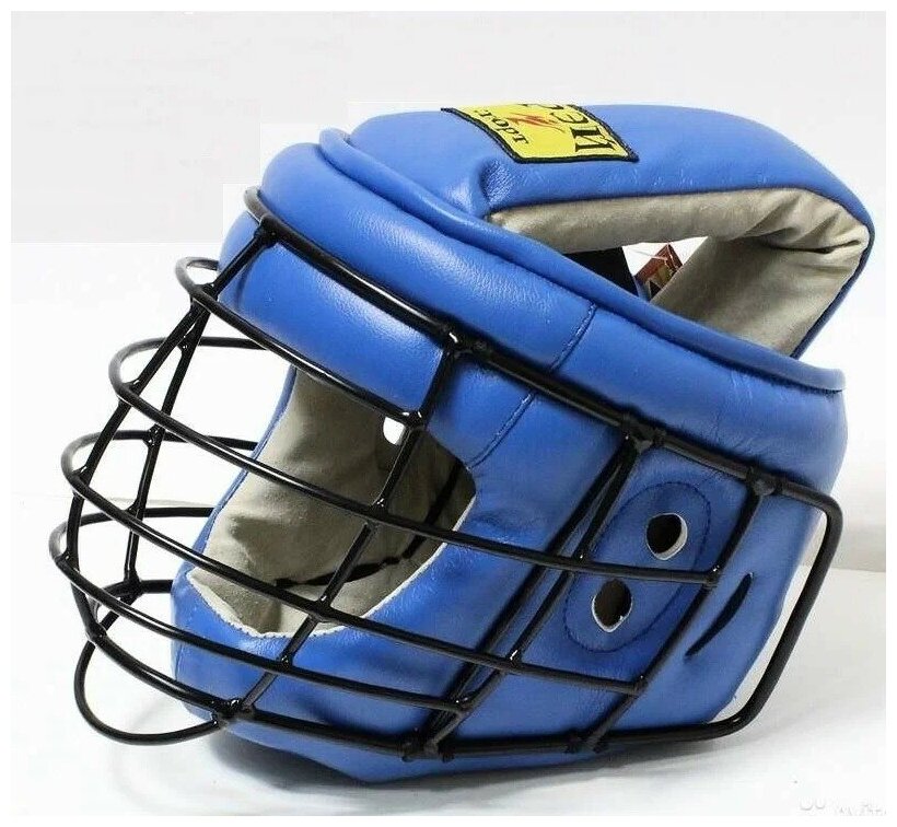 Шлем с маской ТИТАН-2 для АРБ Синий - Ray-Sport - Синий - S