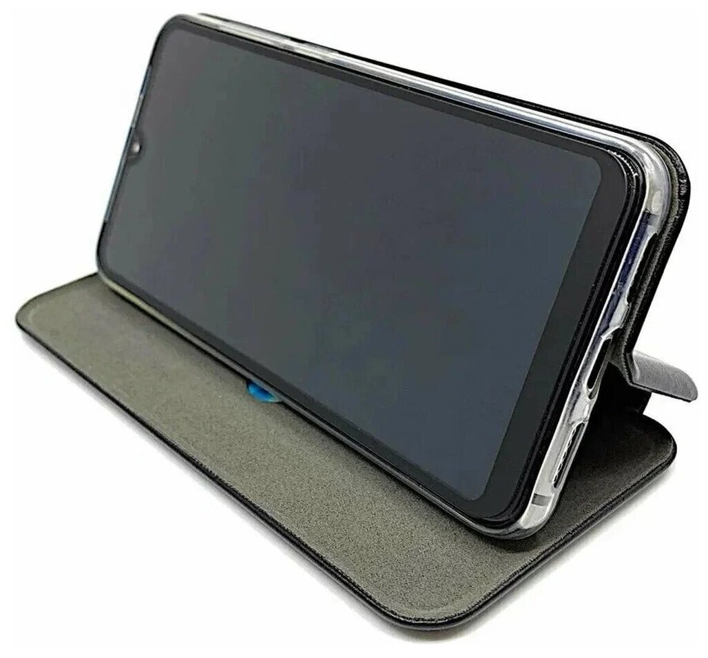 Чехол для Samsung Galaxy Note 20 Ultra черный противоударный откидной с подставкой, кейс с магнитом, защитой экрана и отделением для карт