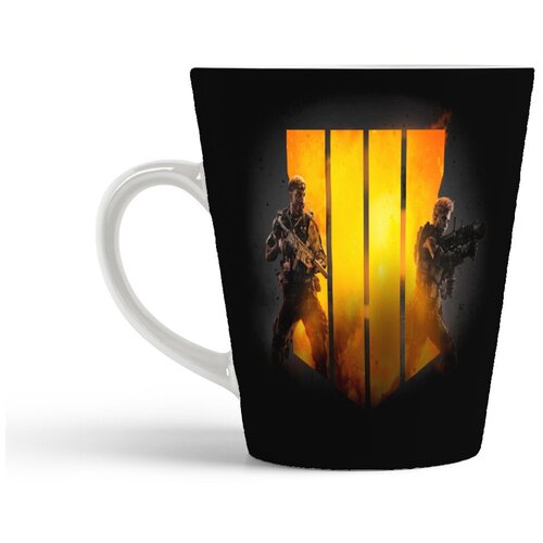 фото Кружка-латте coolpodarok call of dutty калавдьюти калда (двое рядом с лого)