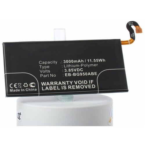 Аккумулятор iBatt iB-B1-M2726 3000mAh для Samsung EB-BG950ABE, EB-BG950ABA аккумулятор ibatt ib b1 m324 3000mah для samsung t mobile eb575152vu