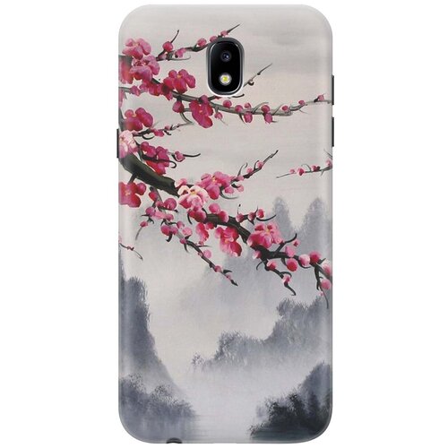 фото Re:paчехол - накладка artcolor для samsung galaxy j5 (2017) с принтом "сакура"
