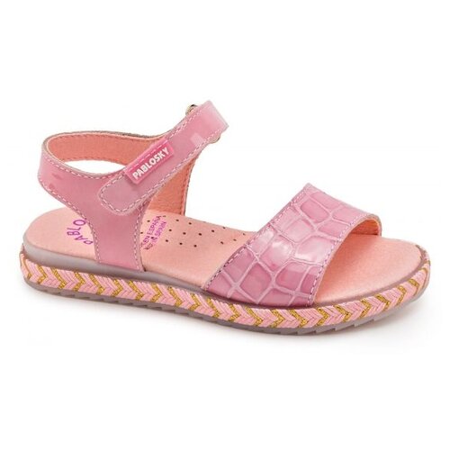 туфли летние открытые PABLOSKY, для девочек, цвет Розовый, Размер 33