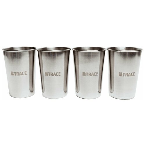 Набор стаканов BTrace 4шт х 175 мл набор стаканов даллас гранит низкие 4 шт 300 мл стекло