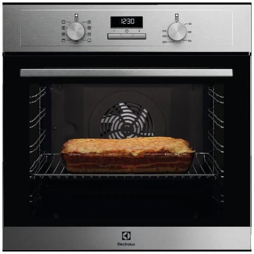 Электрический духовой шкаф Electrolux EOF3C00X черныйсеребристый 4769000₽