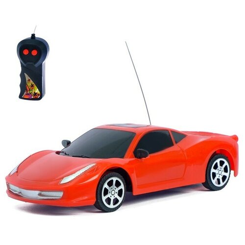 Машина радиоуправляемая «Купе», работает от батареек, цвет красный машина радиоуправляемая купе работает от батареек цвет красный