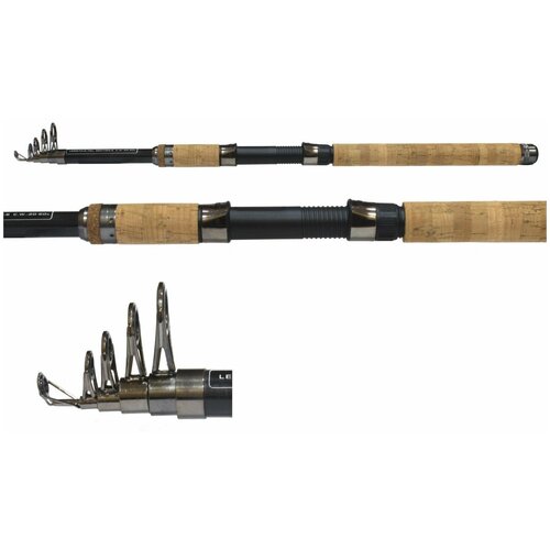 фото Спиннинг телескопический mifine whirly 2.4м (20-60гр), рыболовный, удилище для рыбалки