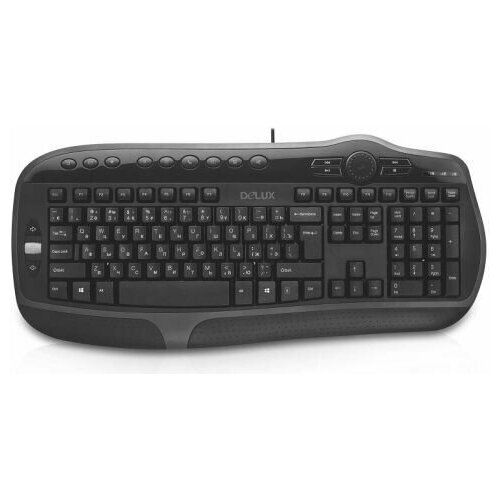Клавиатура Delux K9050U черная ММ 10415 клавиши USB 6938820411031 163100₽
