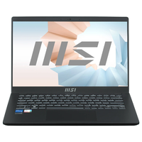 14" Ноутбук MSI Modern 14 C12M-231RU, Intel Core i3-1215U (3.3 ГГц), RAM 8 ГБ, SSD 256 ГБ, Intel UHD Graphics, Windows Home, (9S7-14J112-231)