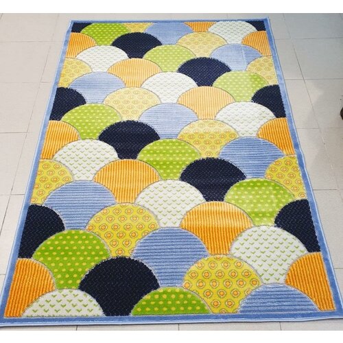 Ковер Модерн Вэлден Kids Combo Vld KC146_06A1- из нитей Хет-Сет, цвет Многоцветный, размер 1,2 м на 1,8 м , вес 4,08 кг.