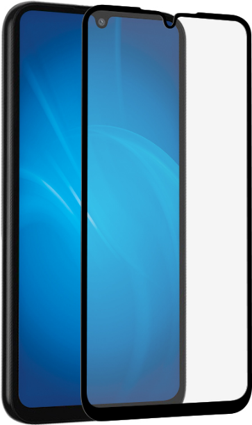 Закаленное стекло DF для Samsung Galaxy A34 (5G) Full Screen + Full Glue Black Frame sColor-134