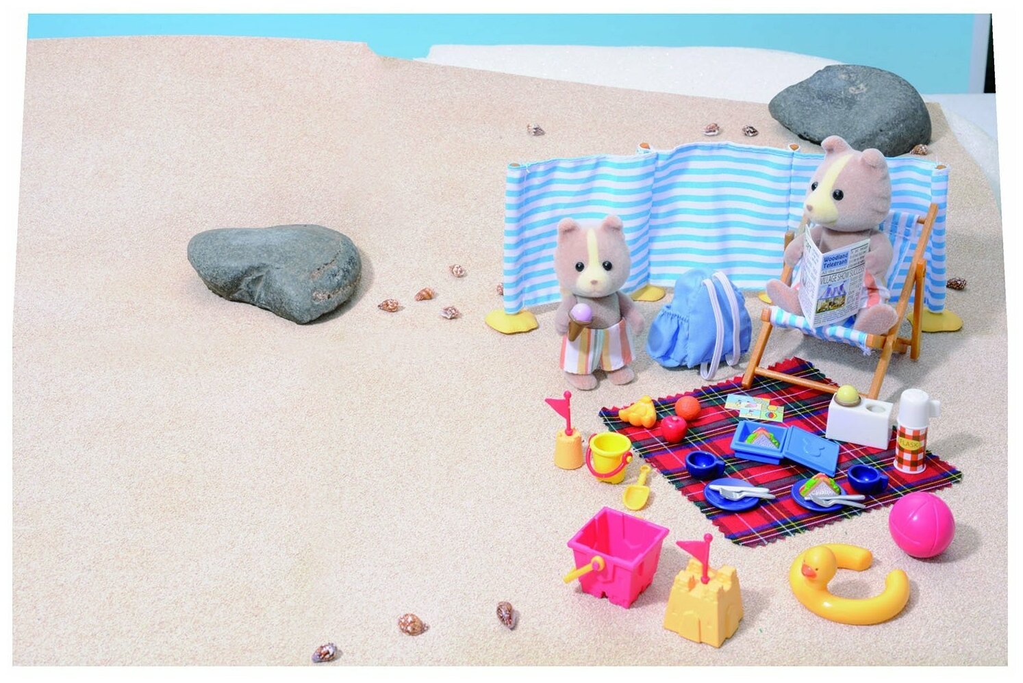 Игровой набор Sylvanian Families Морское путешествие День на море 8 и 6.5 см - фото №14