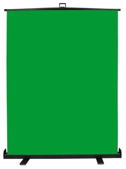 Раздвижной переносной фон (зел. хромакей) Fancier GS-165,165x200см