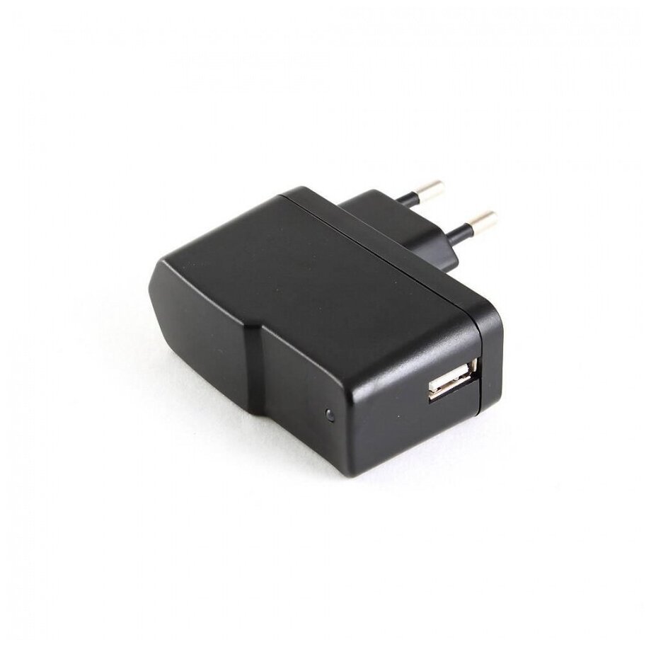 Сетевое зарядное устройство Gembird MP3A-UC-AC1-B USB ток 1A черный