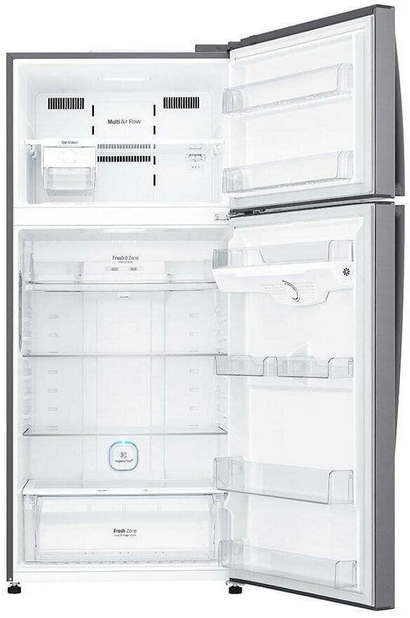 Холодильник LG GN-H702HMHU silver - фотография № 2