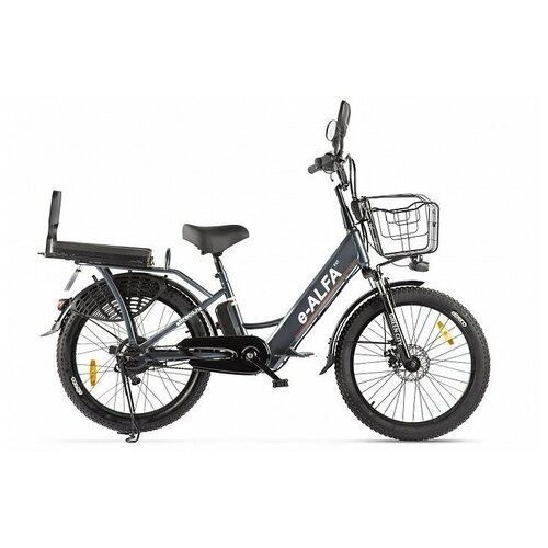 Велогибрид GREEN CITY e-ALFA Fat темно-серый 7690000₽