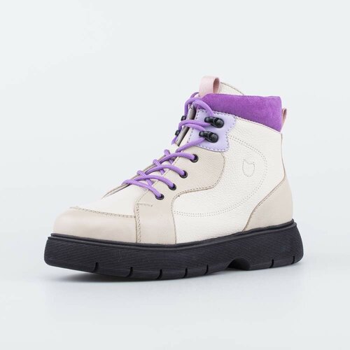 Ботинки КОТОФЕЙ, размер 31, фиолетовый, бежевый
