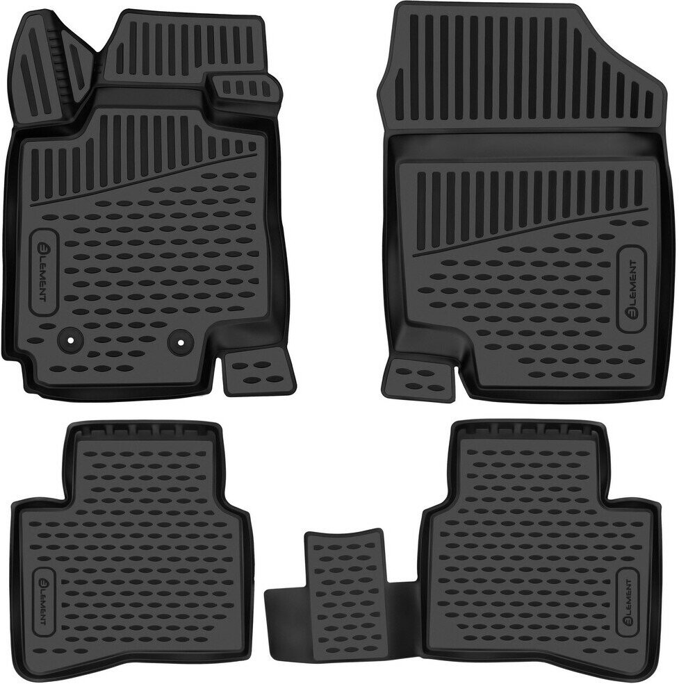 фото Autofamily Коврики 3D в салон подходят для Москвич 3 2022- Внед, 4шт. (полиуретан)