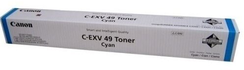 Тонер-картридж Canon C-EXV49 Cyan/Голубой